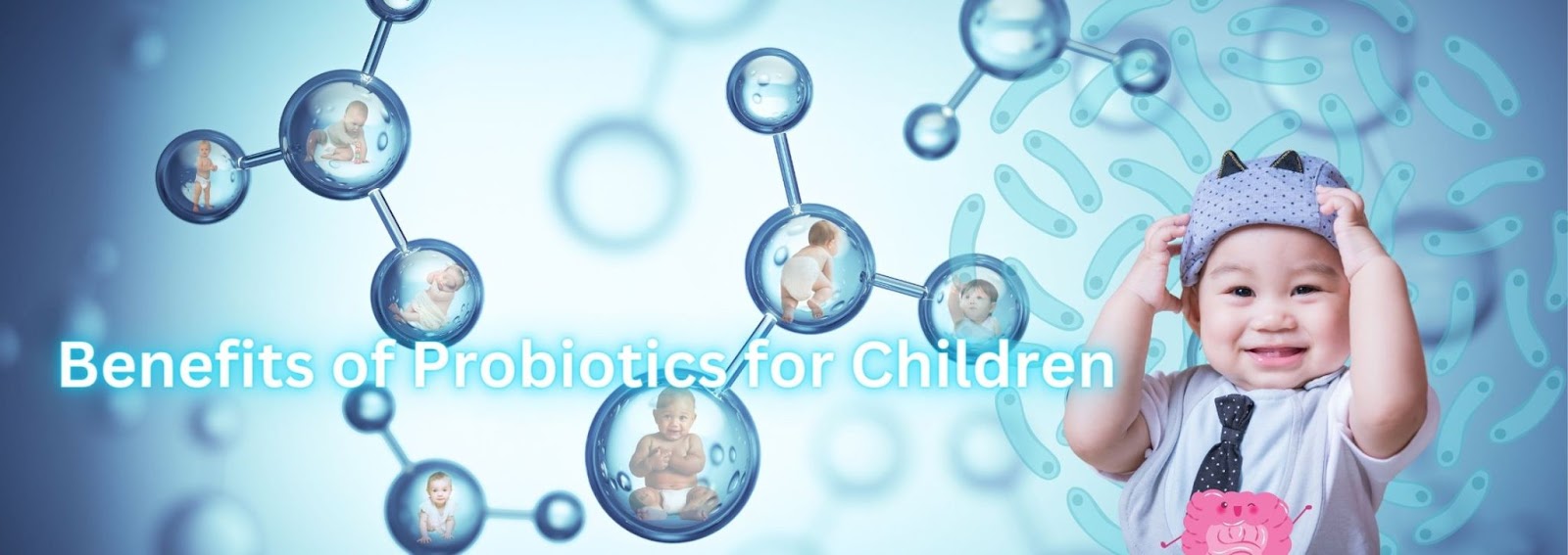 One of the benefits of probiotics for children is the reduction in the frequency and duration of upper respiratory infections.